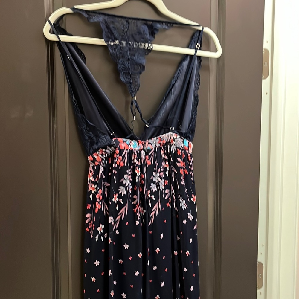 Dress long open back